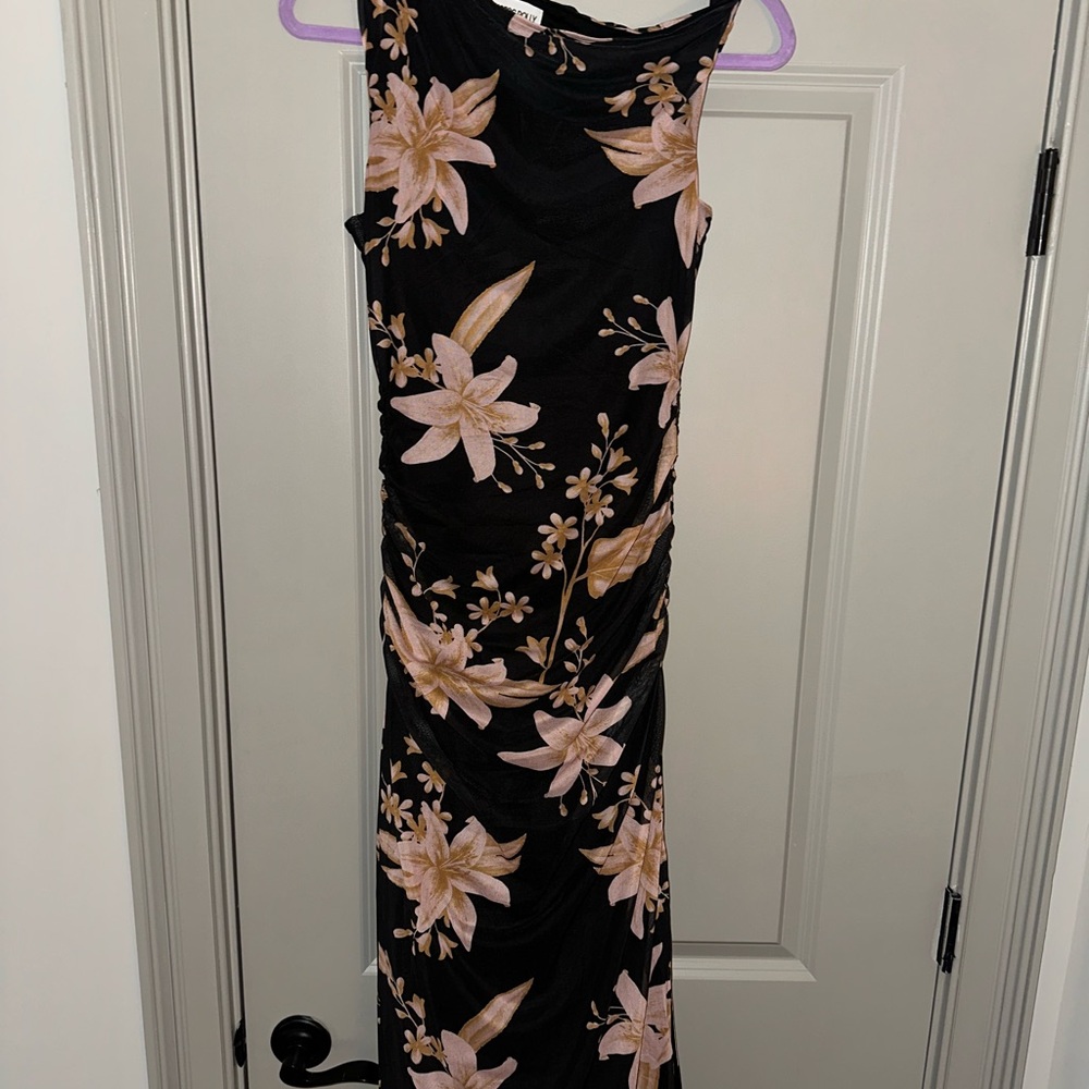 Princess Polly Floral Black Dress